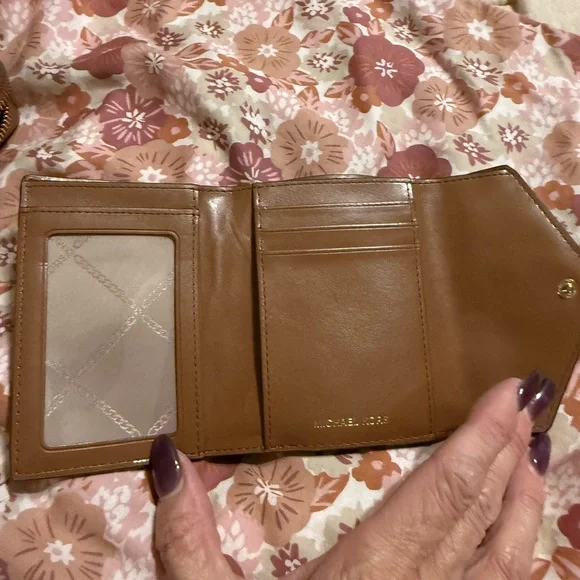 Michael Kors Brown and Pink Wallet - Picture 2 of 3
